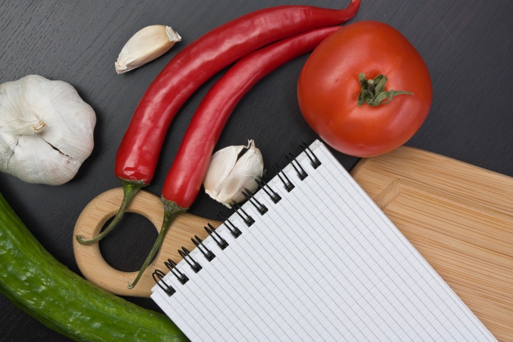 food-vegetables-recipe-writing