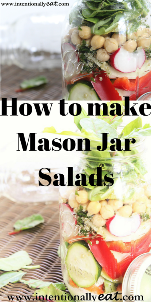 How to make mason jar salads