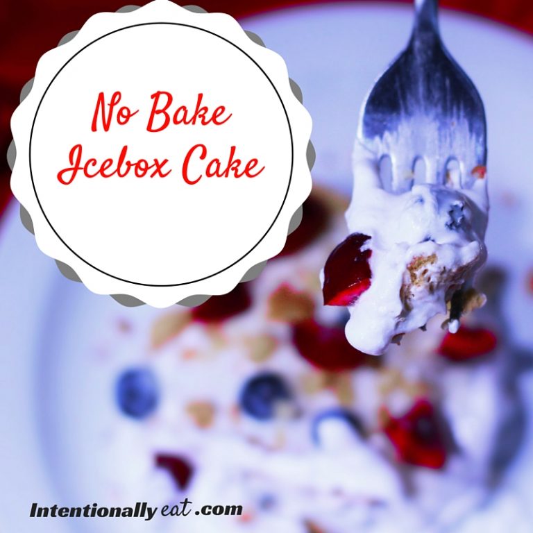 No Bake Icebox Cake