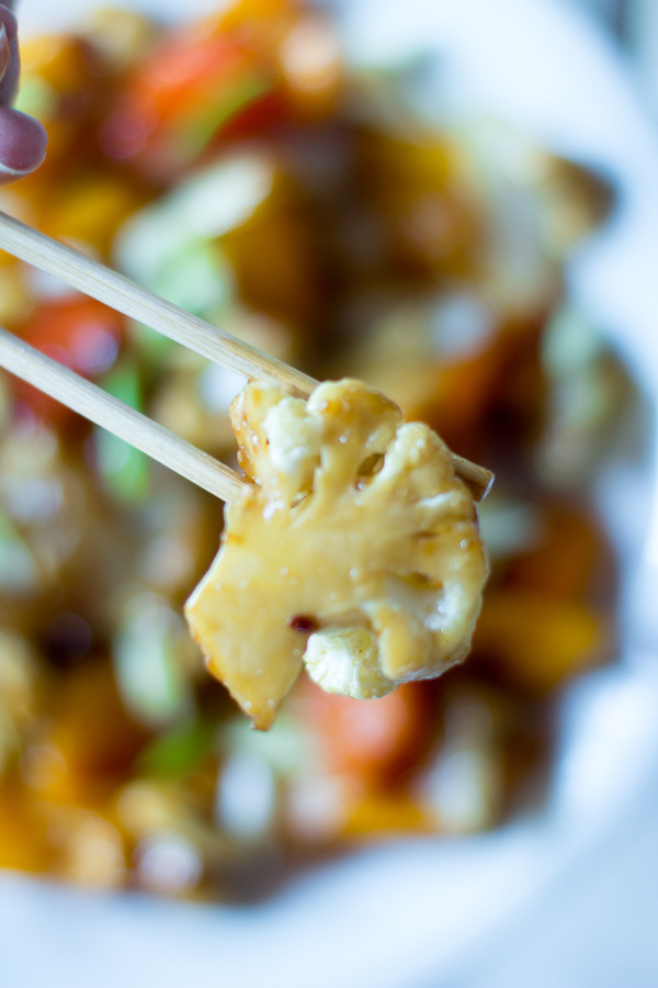 image of kung pao cauliflower by Cindy Newland with Intentionally Eat
