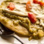 image of Jackfruit Verde by intentionally eat with Cindy Newland on a Homemade Corn Tortilla with Spicy Cashew Cheese