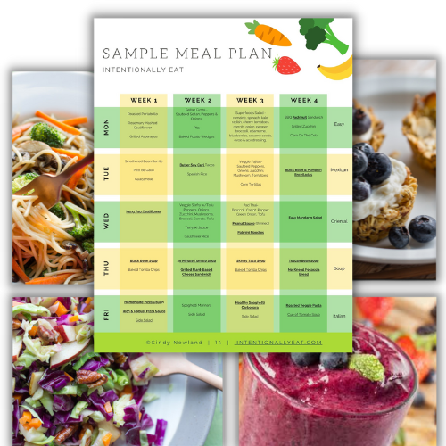 meal plan from intentionally eat