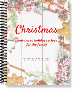 image of plantbased Christmas cookbook