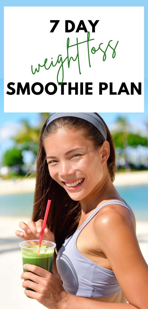 female 7 day smoothie weight loss diet plan