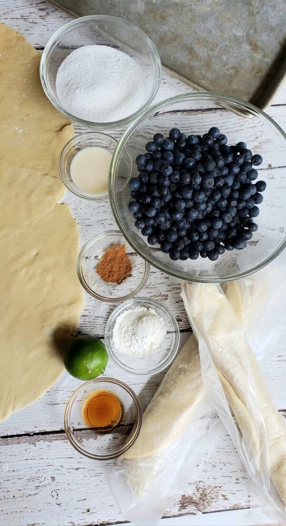 blueberry pie ingredients