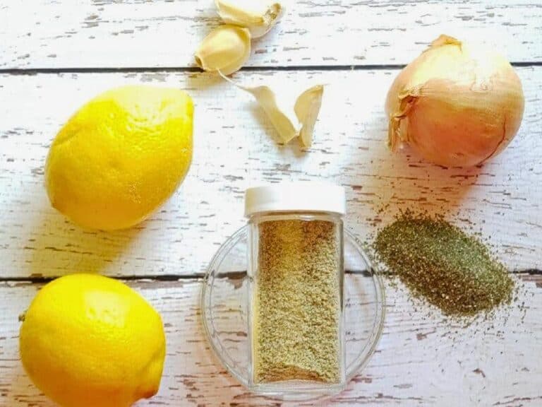 homemade salt substitute in a glass jar