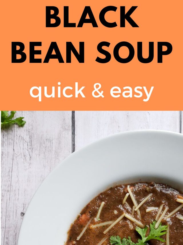 Vegan Black Bean Soup Recipe – Quick and Easy!