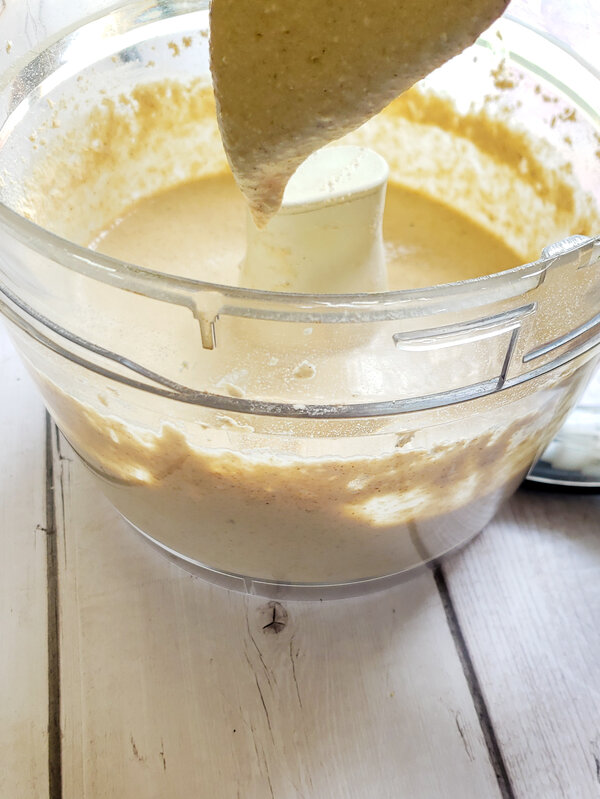 oat flour batter for 3 ingredient vegan waffles