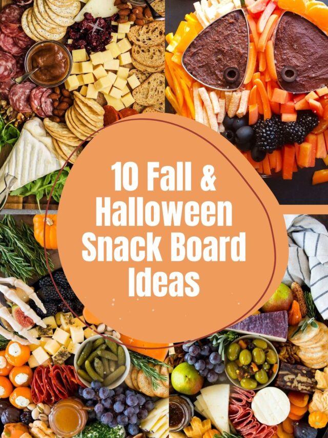 10 halloween and fall snack board ideas pin