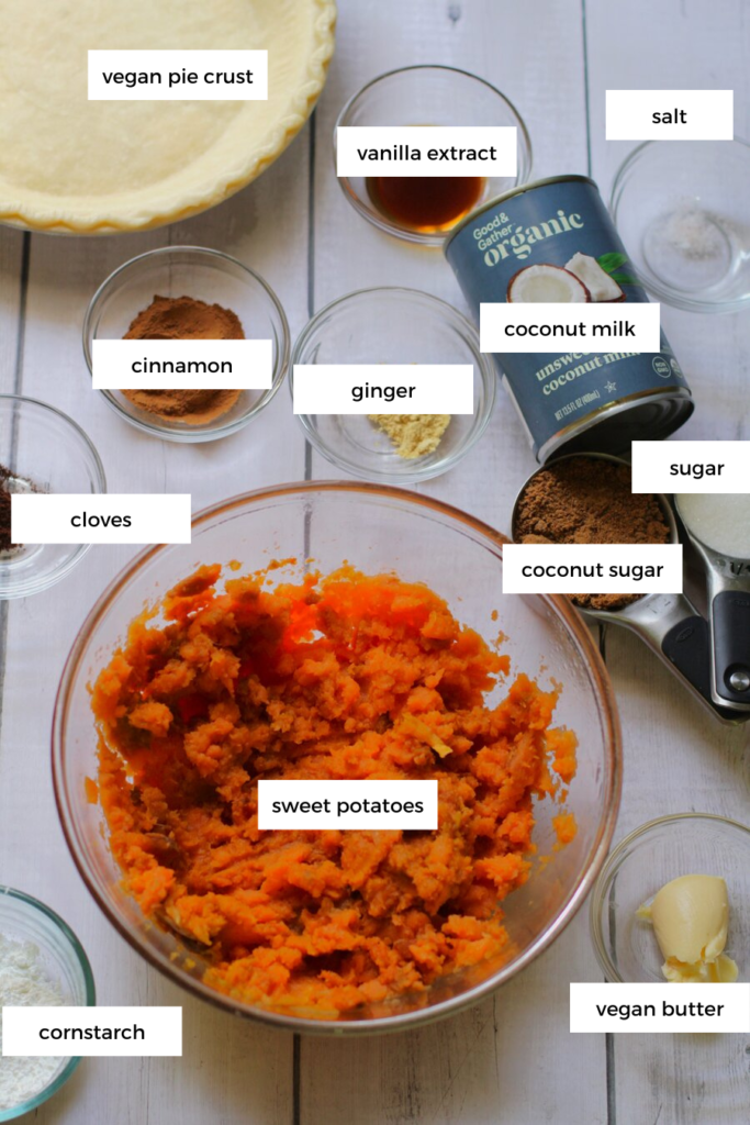 vegan sweet potato pie recipe ingredients