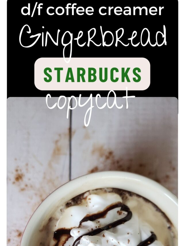 Copycat Starbuck Gingerbread Coffee Creamer Recipe (dairy-free)