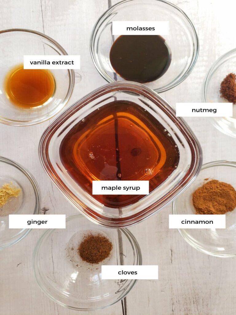 ingredients for starbucks gingerbread syrup