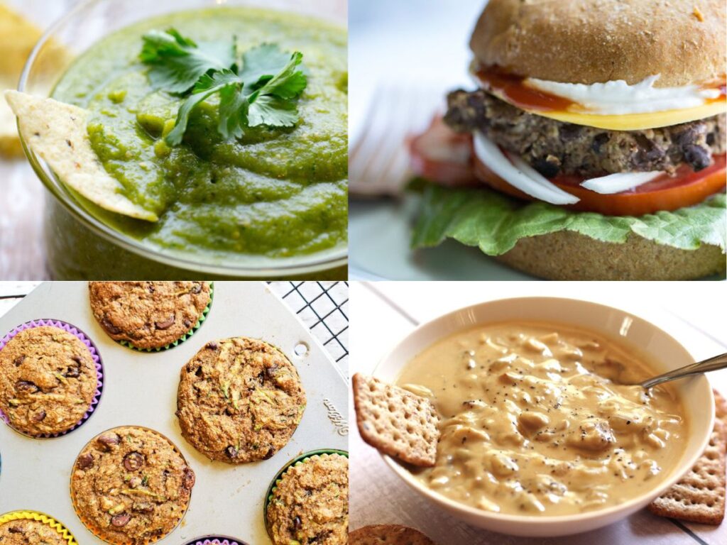 four meals used in a vegan weight loss meal plan