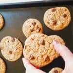 cookies on a cookie sheet
