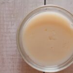 vegan buttermilk in a glass bowl