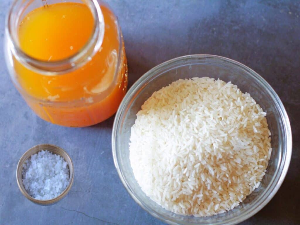 ingredients for instant pot long grain rice