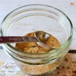 chili seasoning ingredients being mixed