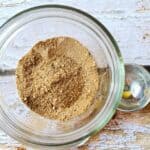 chili seasoning substitute in a glass bowl