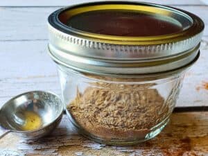chili seasoning substitute in a glass jar