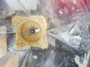 dry ingredients in a blender