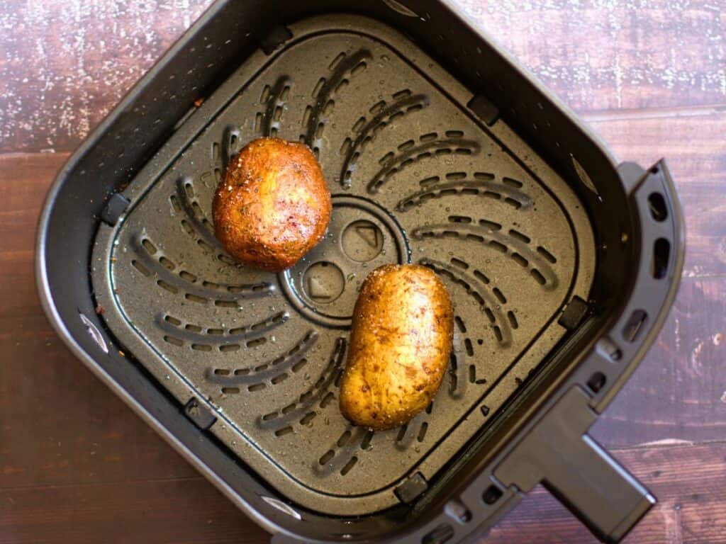 potatoes in an air fryer