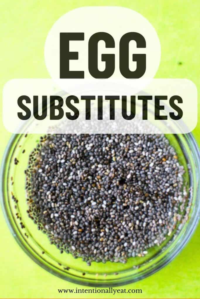 emergency egg substitute pin for pinterest