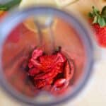 ingredients in a blender