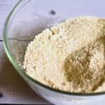 dry ingredients for keto banana bread in a bowl