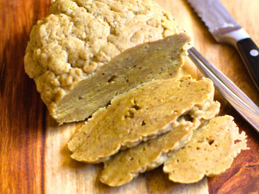 sliced seitan