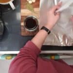 seitan wrapped in parchment paper and aluminum foil