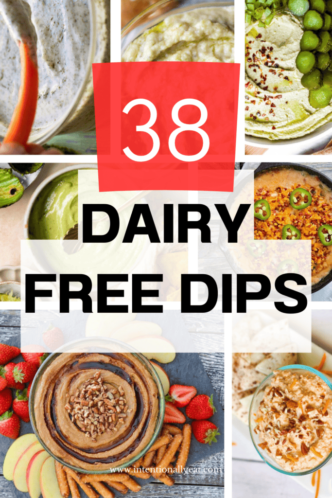 dairy free dip recipes pin for pinterest