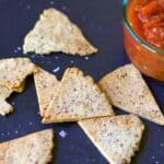 keto tortilla chips and salsa