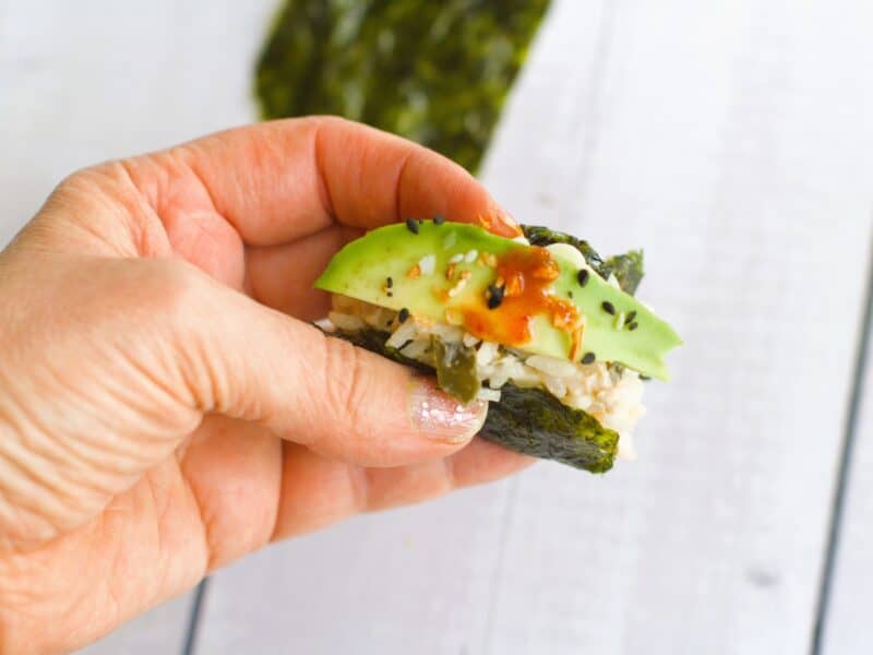 Easy Baked Sushi Roll Recipe - Intentionally Eat