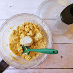 plant based ricotta ingredients in a food processor